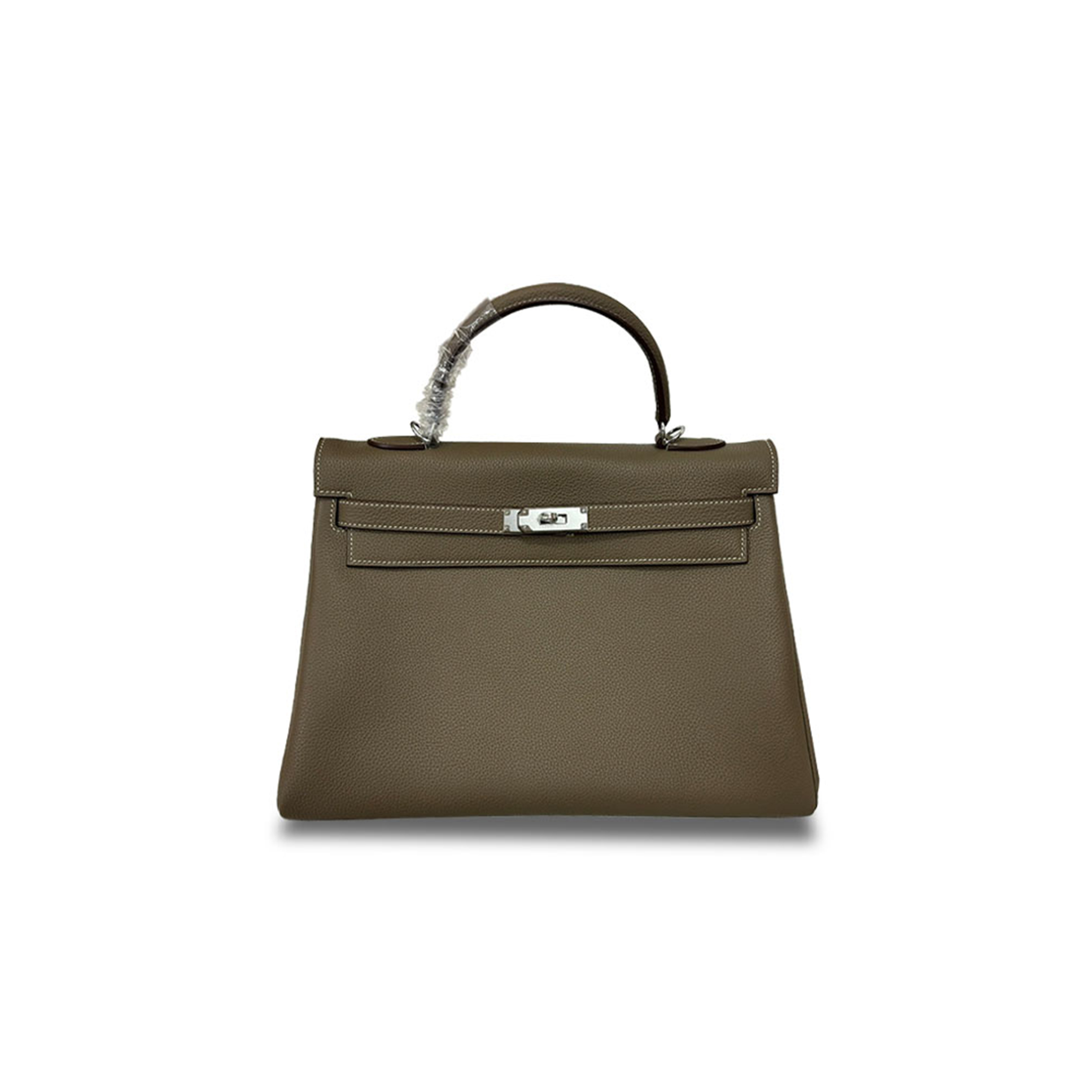 H**mes master kelly 28 elephant gray silver buckle (28*22*10cm)